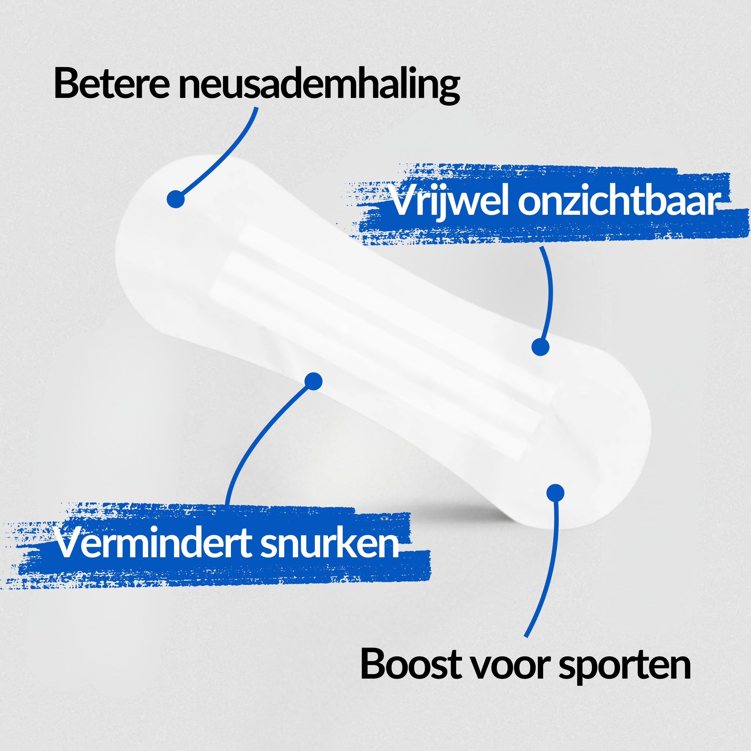 Transparante Neusstrip